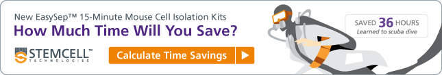 New EasySep™ 15-Minute Mouse Cell Isolation Kits - Calculate Time Savings